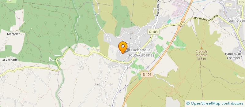 localisation de l'entreprise MONSIEUR ANILCAN ULU à LACHAPELLE-SOUS-AUBENAS
