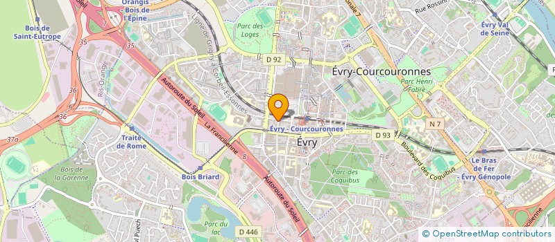 localisation de l'entreprise MONSIEUR ANIS ACHOURI à EVRY-COURCOURONNES