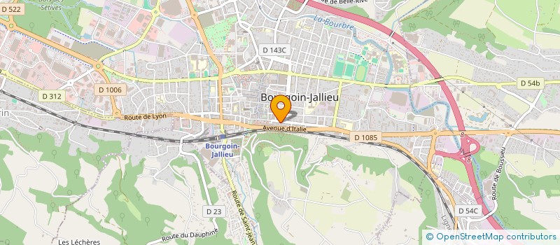 localisation de l'entreprise MONSIEUR ANIS AFFOUN  BOURGOIN-JALLIEU