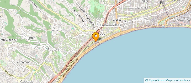 localisation de l'entreprise MONSIEUR ANIS AOUF  NICE