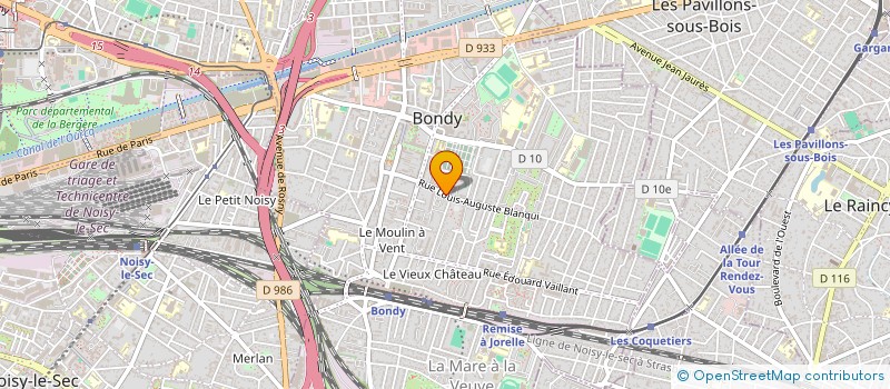 localisation de l'entreprise MONSIEUR ANIS ATOUT  BONDY