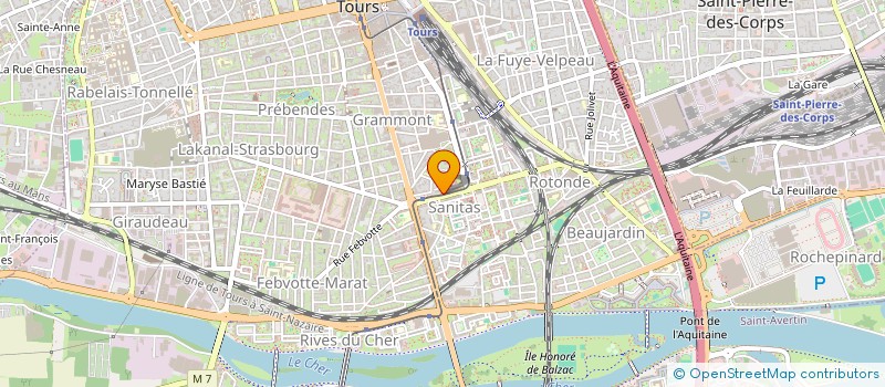 localisation de l'entreprise MONSIEUR ANIS BACHIR ELEZAAR  TOURS