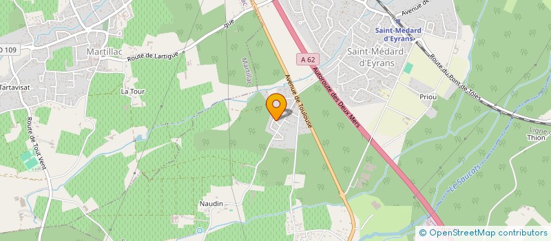 localisation de l'entreprise MONSIEUR ANIS BEJAOUI  SAINT-MEDARD-D'EYRANS