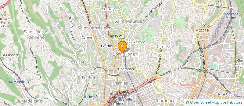 localisation de l'entreprise MONSIEUR ANIS BELAFIA à NICE