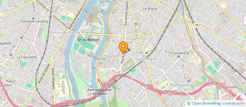 localisation de l'entreprise MONSIEUR ANIS BELHADJ  TOULOUSE