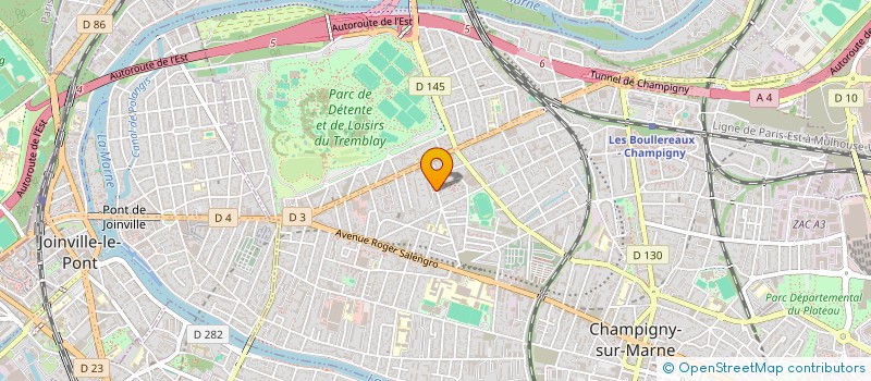 localisation de l'entreprise MONSIEUR ANIS BEN MOHAMED LAI LAMMOUCHI à CHAMPIGNY-SUR-MARNE