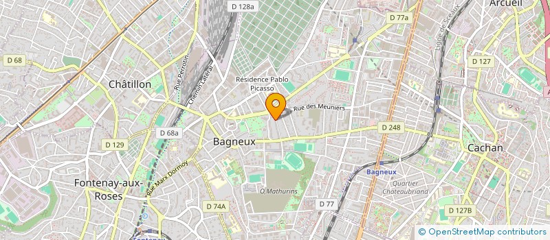 localisation de l'entreprise MONSIEUR ANIS BENAICHE à BAGNEUX