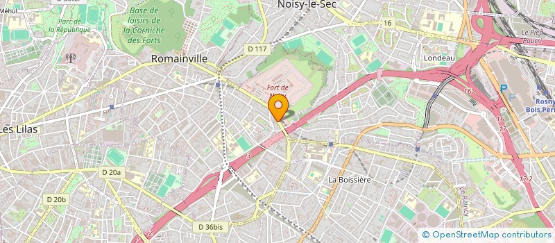 localisation de l'entreprise MONSIEUR ANIS BENALI  ROMAINVILLE