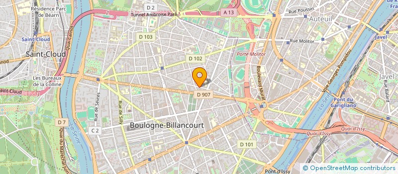 localisation de l'entreprise MONSIEUR ANIS BENAMMAR à BOULOGNE-BILLANCOURT