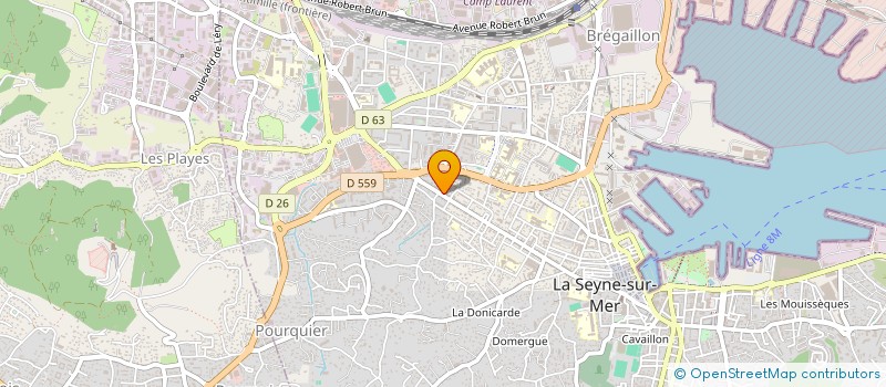localisation de l'entreprise MONSIEUR ANIS BENDAOUD à LA SEYNE-SUR-MER