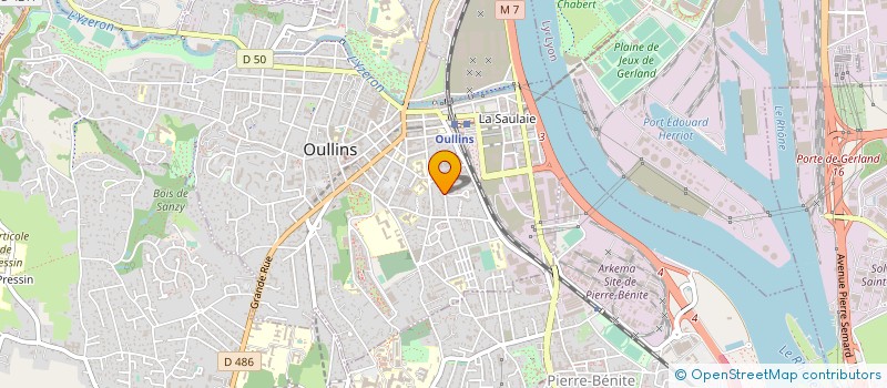 localisation de l'entreprise MONSIEUR ANIS BENSAAD  OULLINS-PIERRE-BENITE