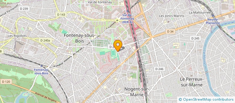 localisation de l'entreprise MONSIEUR ANIS BENZEGALA  FONTENAY-SOUS-BOIS