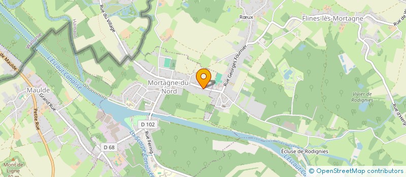 localisation de l'entreprise MONSIEUR ANIS BOUALI  MORTAGNE-DU-NORD