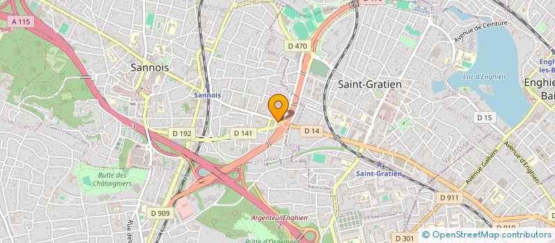 localisation de l'entreprise MONSIEUR ANIS BOUHACHEM  SANNOIS