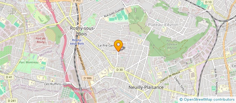 localisation de l'entreprise MONSIEUR ANIS BOUHALI à ROSNY-SOUS-BOIS