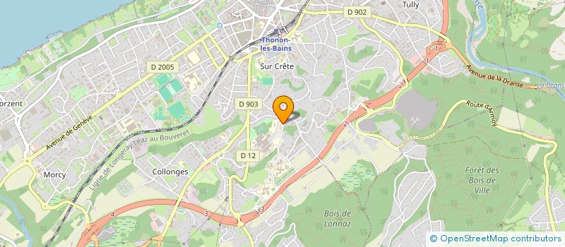 localisation de l'entreprise MONSIEUR ANIS BOURHILE à THONON-LES-BAINS