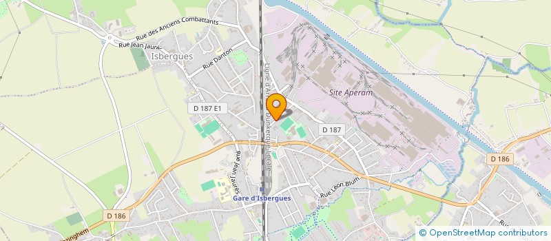 localisation de l'entreprise MONSIEUR ANIS BOUSSADIA  ISBERGUES