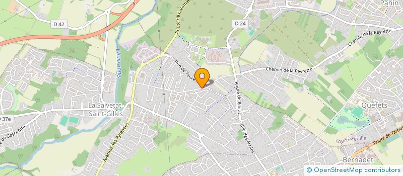 localisation de l'entreprise MONSIEUR ANIS BOUZIDI  LA SALVETAT-SAINT-GILLES