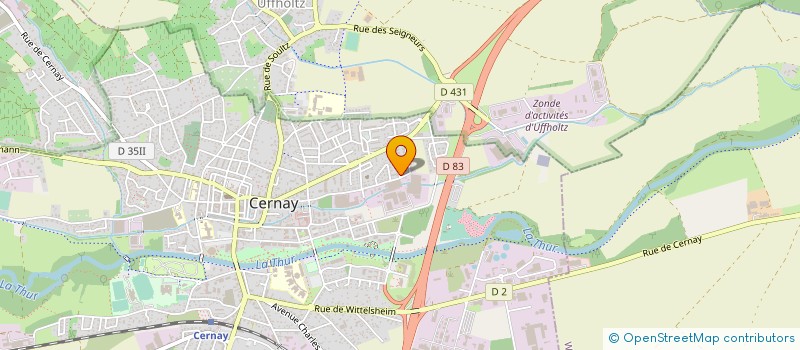 localisation de l'entreprise MONSIEUR ANIS CHAKROUN  CERNAY