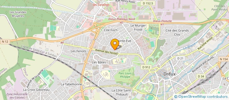 localisation de l'entreprise MONSIEUR ANIS CHATATE à DREUX