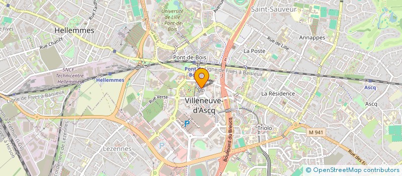 localisation de l'entreprise MONSIEUR ANIS CHERIF  VILLENEUVE-D'ASCQ