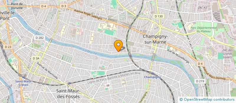 localisation de l'entreprise MONSIEUR ANIS DJELBANI  CHAMPIGNY-SUR-MARNE