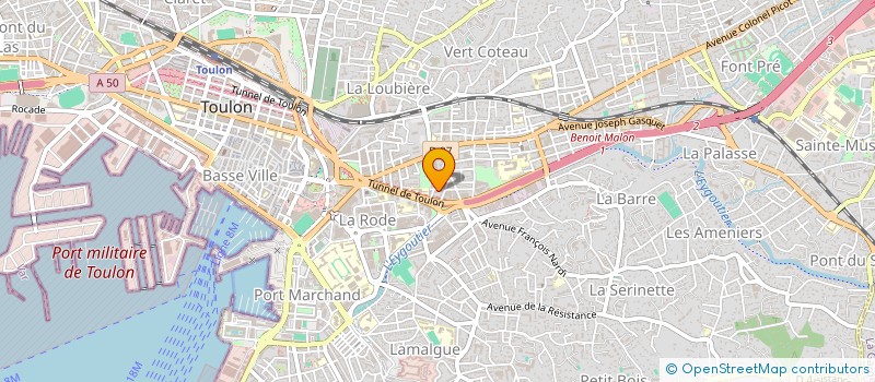 localisation de l'entreprise MONSIEUR ANIS GTAT  TOULON