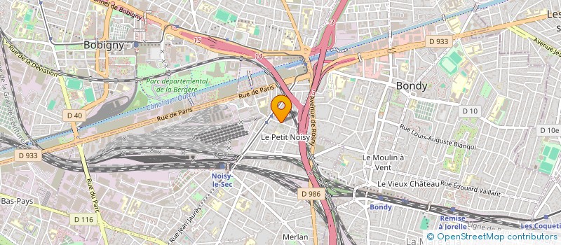 localisation de l'entreprise MONSIEUR ANIS GUECHAI à NOISY-LE-SEC