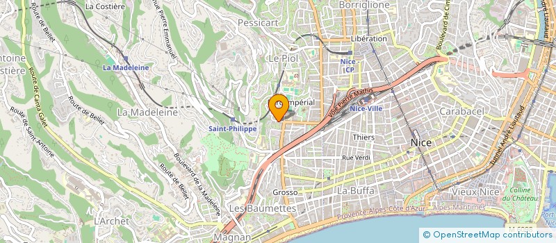 localisation de l'entreprise MONSIEUR ANIS GUENENNA à NICE