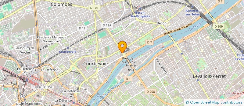 localisation de l'entreprise MONSIEUR ANIS HAMDANI  COURBEVOIE
