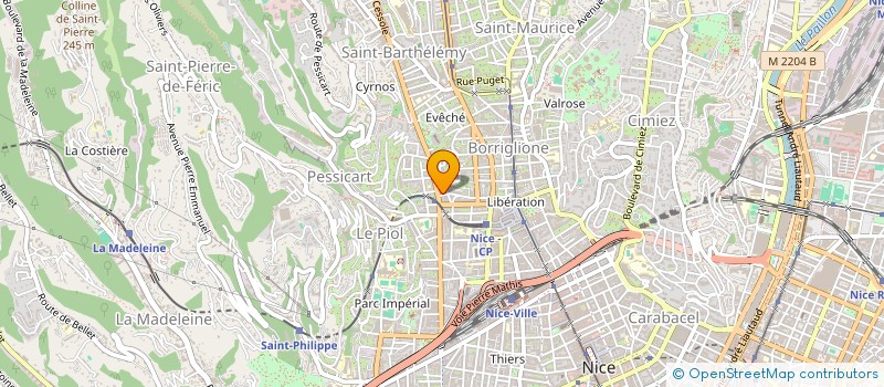 localisation de l'entreprise MONSIEUR ANIS HAMILA à NICE