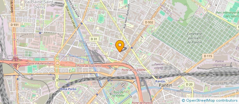 localisation de l'entreprise MONSIEUR ANIS HAMMAMI  AUBERVILLIERS