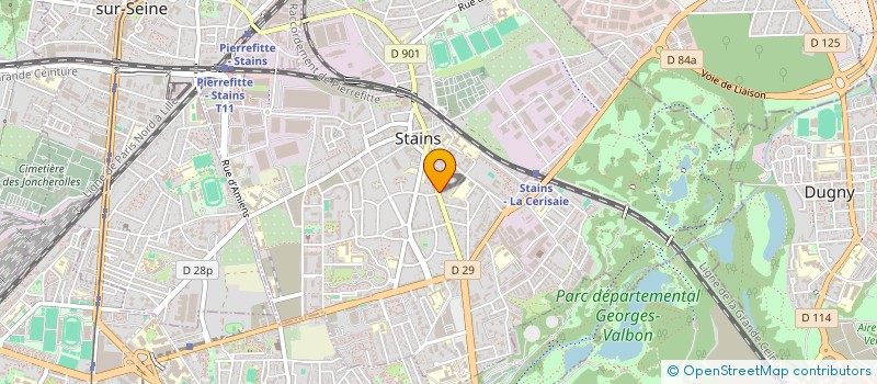 localisation de l'entreprise MONSIEUR ANIS HAMMOU à STAINS