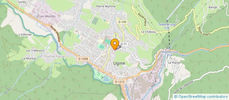 localisation de l'entreprise MONSIEUR ANIS HAMRI à UGINE