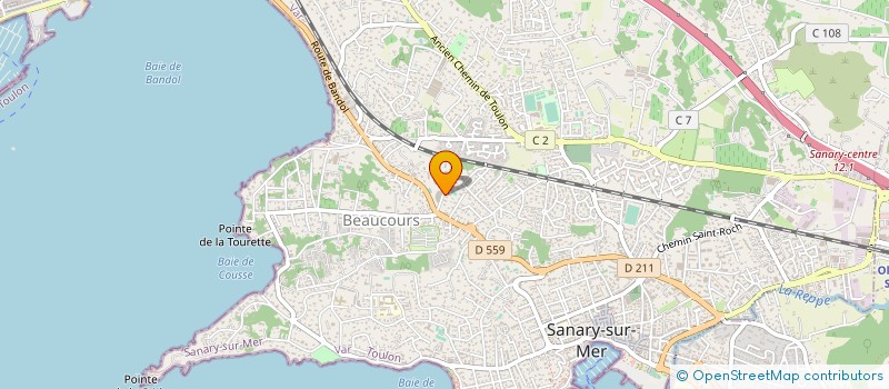 localisation de l'entreprise MONSIEUR ANIS HOCINE à SANARY-SUR-MER