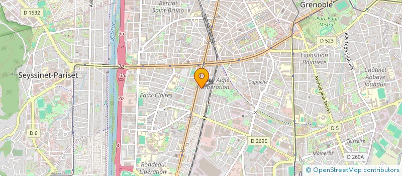 localisation de l'entreprise MONSIEUR ANIS IDJAKIRENE à GRENOBLE