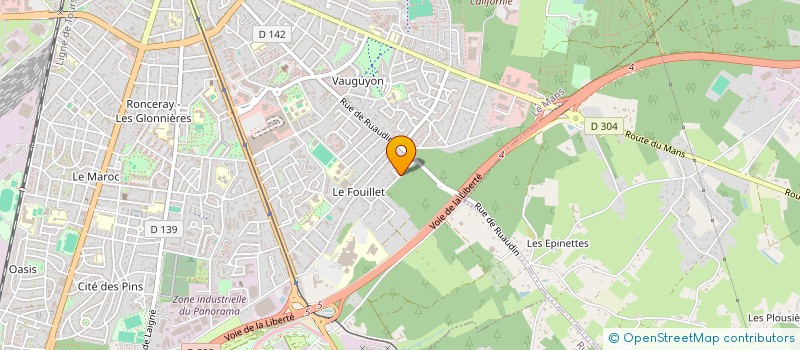 localisation de l'entreprise MONSIEUR ANIS KAOUBA  LE MANS