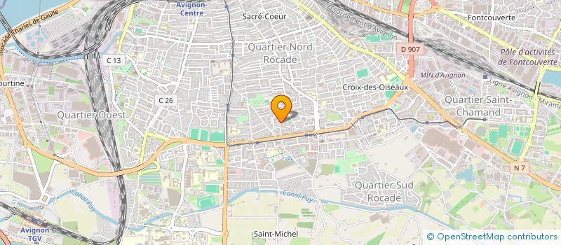 localisation de l'entreprise MONSIEUR ANIS LAKRAD  AVIGNON