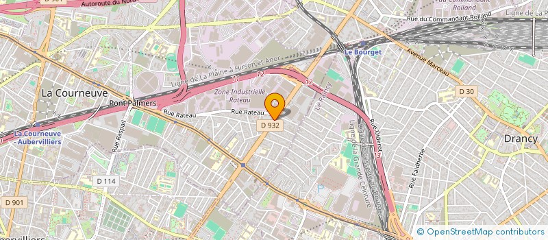 localisation de l'entreprise MONSIEUR ANIS LARABI  LA COURNEUVE