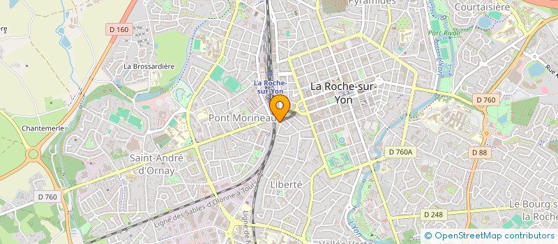 localisation de l'entreprise MONSIEUR ANIS LARBI  LA ROCHE-SUR-YON