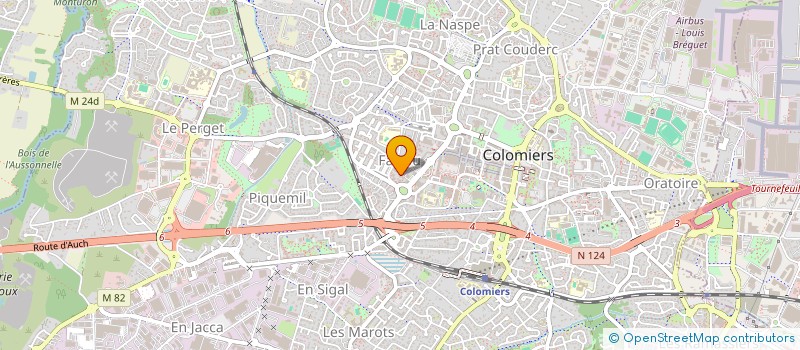 localisation de l'entreprise MONSIEUR ANIS M HAMDI  COLOMIERS