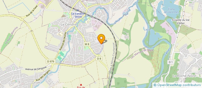 localisation de l'entreprise MONSIEUR ANIS MAJBRI  LE CENDRE