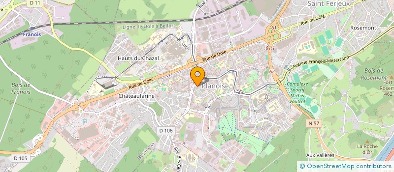 localisation de l'entreprise MONSIEUR ANIS MAMI  BESANCON