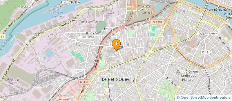 localisation de l'entreprise MONSIEUR ANIS MEBARKI  LE PETIT-QUEVILLY