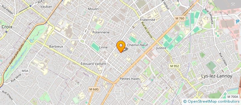 localisation de l'entreprise MONSIEUR ANIS MEDAHI  ROUBAIX