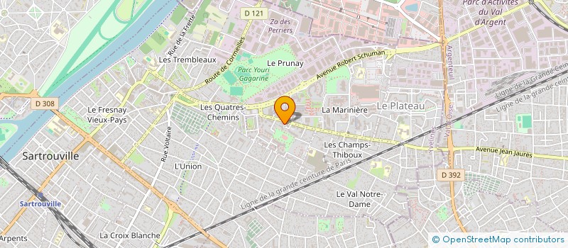 localisation de l'entreprise MONSIEUR ANIS MEDJADJ  SARTROUVILLE