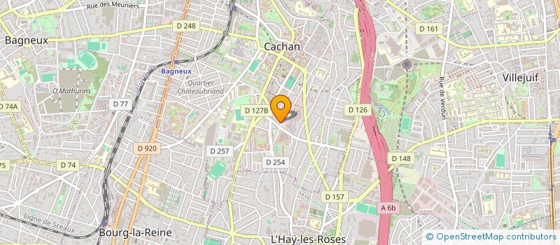 localisation de l'entreprise MONSIEUR ANIS MESSAOUDI  CACHAN