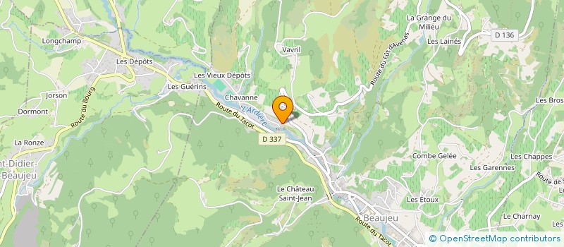 localisation de l'entreprise MONSIEUR ANIS MOULAHI à BEAUJEU