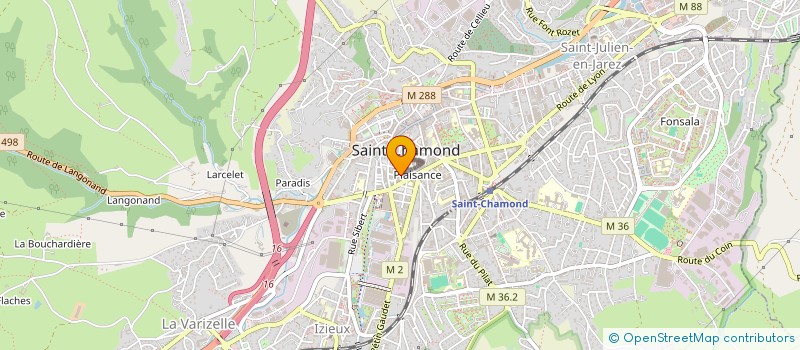 localisation de l'entreprise MONSIEUR ANIS NJARA à SAINT-CHAMOND