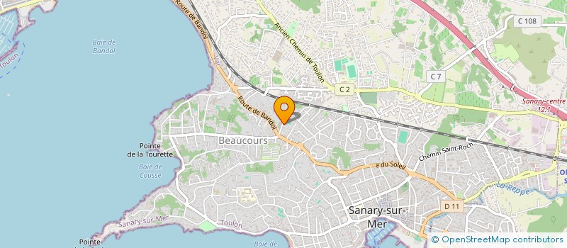 localisation de l'entreprise MONSIEUR ANIS OUERD à SANARY-SUR-MER